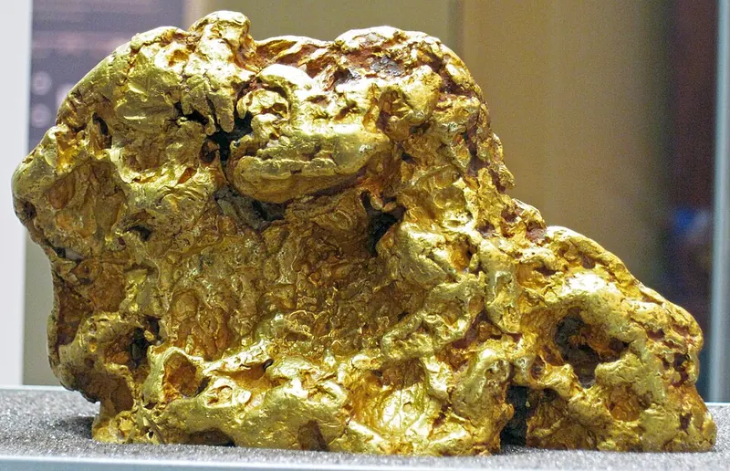 A large gold nugget
